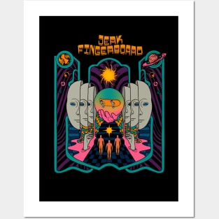 Jerk fingerboard Posters and Art